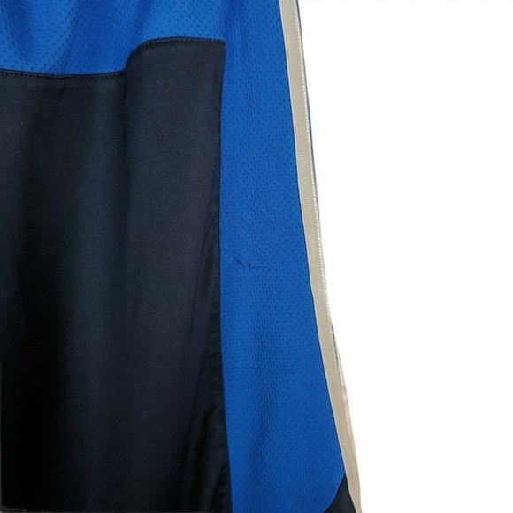 Adidas Mens Navy Blue White 3 Stripe Size Small Basketball Shorts 10" Inseam - Picture 7 of 12